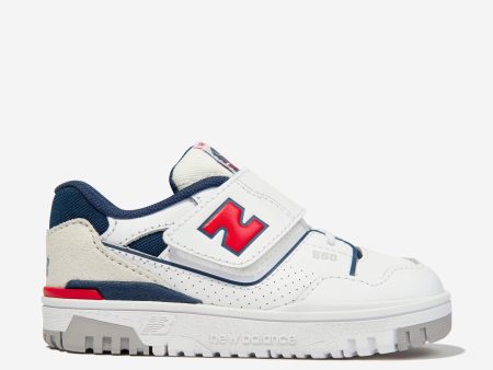 New Balance Kids B550 Trainers in White Hot on Sale