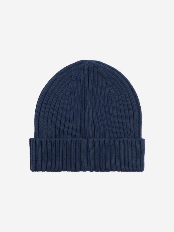 New Balance Boys NB Tab Beanie In Navy Fashion