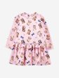 Monnalisa Baby Girls Bear Milano Dress in Pink For Sale