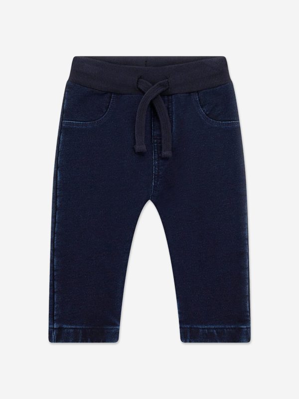 Baby Boys Denim Pants Set in Blue Online Hot Sale