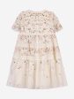 Needle & Thread Girls Garland Ribbon Dress in Ivory Online Hot Sale