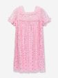 Needle & Thread Girls Raindrop Smocked Dress in Pink Online