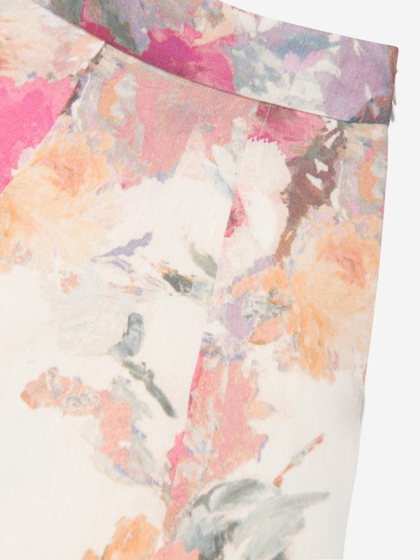 Marchesa Girls Flower Print Skirt in Multicolour Sale