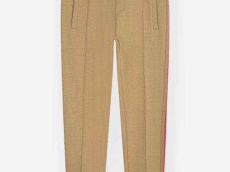 Karl Lagerfeld Boys Logo Track Pants in Beige Online Hot Sale