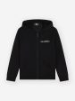 Karl Lagerfeld Boys Logo Zip Up Top in Black Online Hot Sale