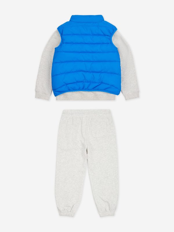 Baby Boys Tracksuit and Gilet Set in Grey Online Hot Sale