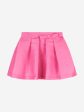 Mama Luma Girls Flared Classic Bow Skirt in Pink For Sale