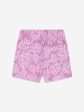 Converse Girls Floral Jacquard Shorts in Purple Discount