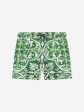 Dolce & Gabbana Baby Boys Maiolica Swim Shorts in Green Online Hot Sale