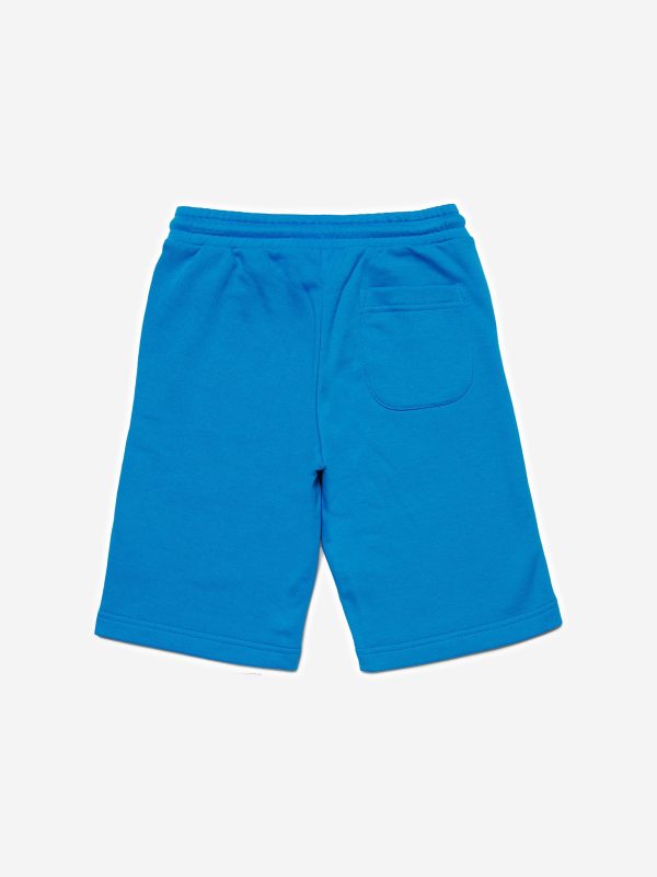 Diesel Boys Logo Shorts in Blue Discount