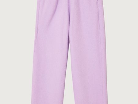 Women Light Purple Cotton Trousers Online now