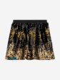 Guess Girls Sequins Midi Skirt in Black Sale