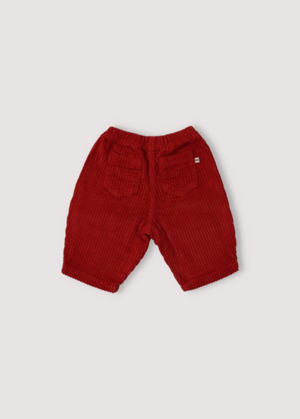 Baby Boys & Girls Red Corduroy Trousers Sale