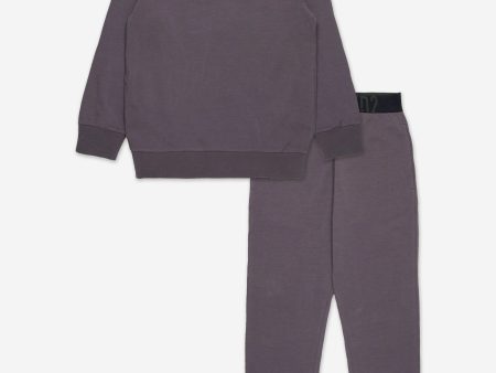 Kids Icon Logo Pyjamas Set in Grey Sale