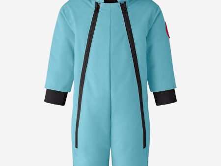 Baby Down Padded Lamb Snowsuit in Blue Cheap