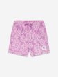 Converse Girls Floral Jacquard Shorts in Purple Discount