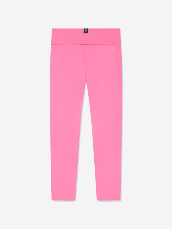 Converse Girls Chuck Patch High Rise Leggings in Pink Fashion