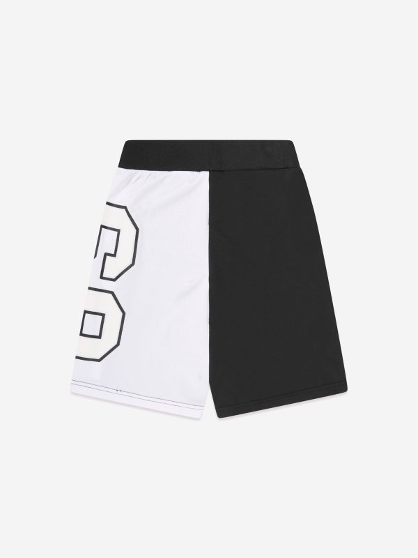 DKNY Kids Logo Bermuda Shorts in Black Online