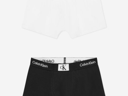 Calvin Klein Boys 2 Pack Boxer Shorts Set in Muklticolour Online now