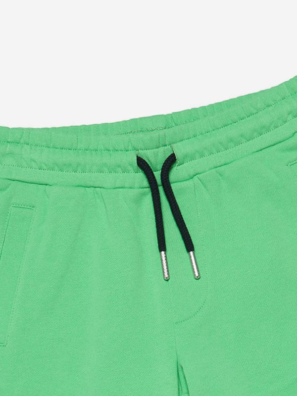 Diesel Boys Logo Shorts in Green For Cheap