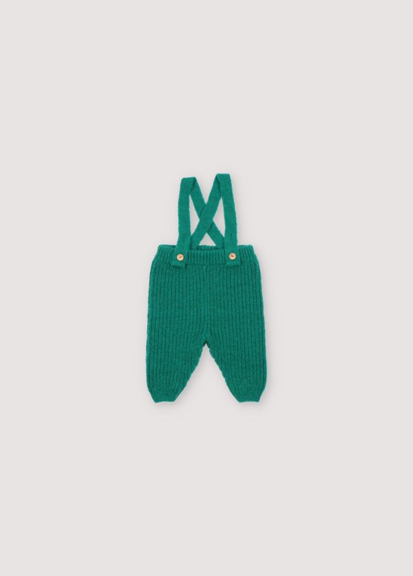 Baby Boys & Girls Green Wool Trousers Supply