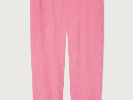 Women Pink Cotton Trousers Online Sale