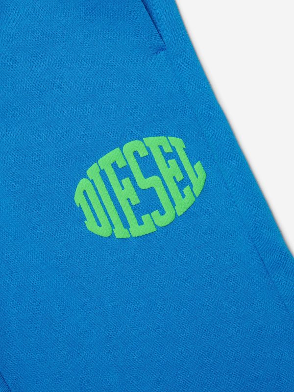 Diesel Boys Logo Shorts in Blue Discount