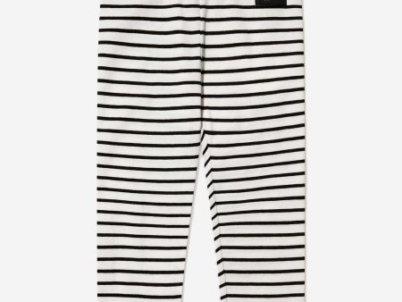 Calvin Klein Baby Girls Organic Cotton Striped Leggings For Sale