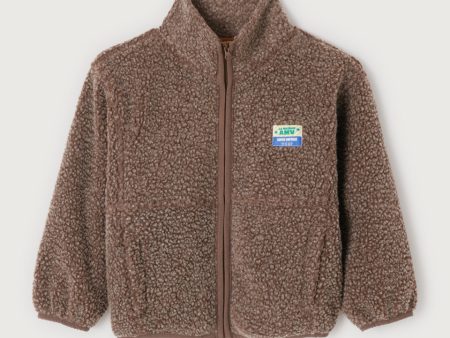 Boys & Girls Brown Sherpa Jacket Hot on Sale