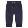 Baby Boys Dark Blue Cotton Trousers For Discount