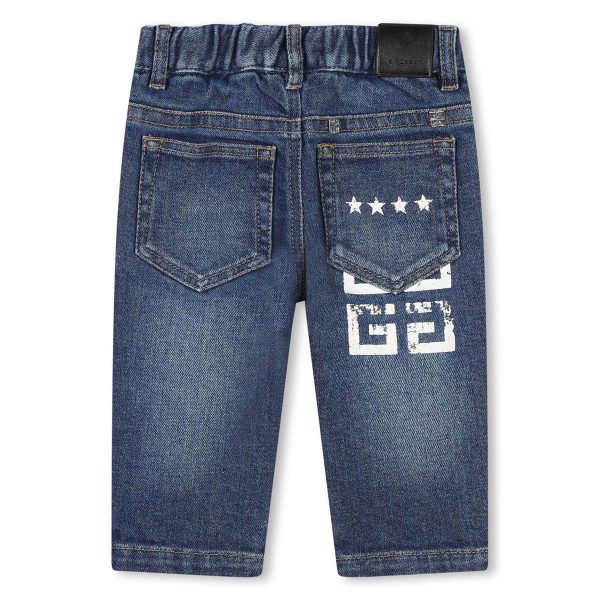 Baby Boys Blue Denim Trousers Online Sale