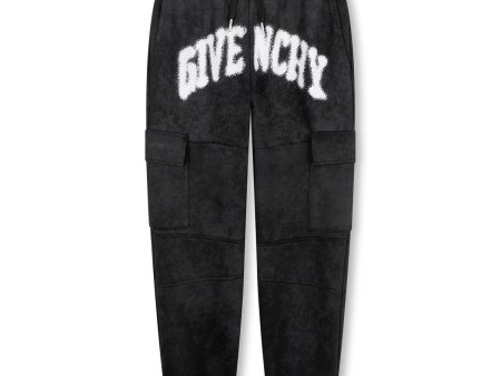 Boys Black Logo Cotton Trousers Hot on Sale