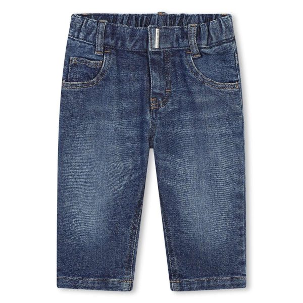 Baby Boys Blue Denim Trousers Online Sale