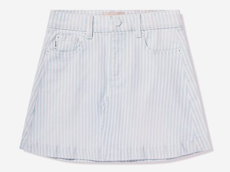 DL1961 Girls Jenny Striped Mini Skirt in Blue Online