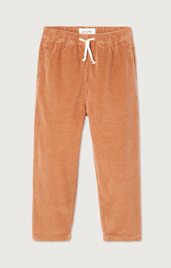 Boys & Girls Orange Corduroy Trousers Online Sale