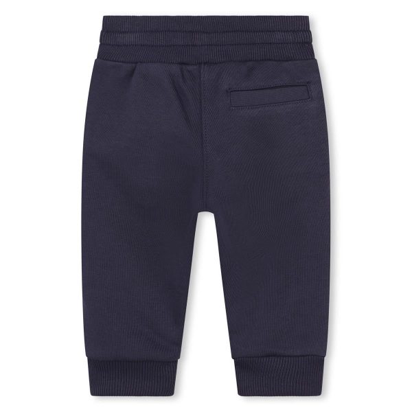 Baby Boys Dark Blue Cotton Trousers For Discount