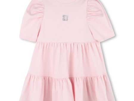 Baby Girls Pink Cotton Dress Online Sale