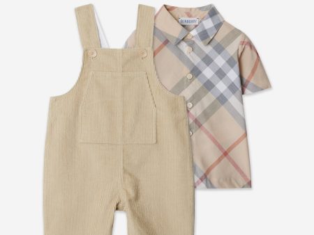 Baby Boys Darwin Gift Set in Beige on Sale