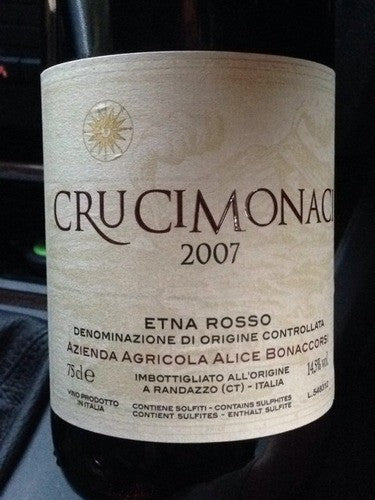 ValCerasa - Alice Bonaccorsi - Cru Cimonaci Etna Rosso 2014 (750ml) Hot on Sale